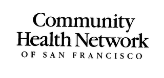 COMMUNITY HEALTH NETWORK OF SAN FRANCISCO logo