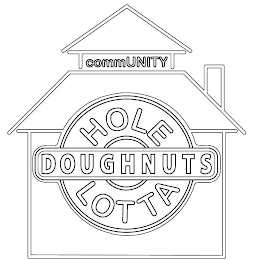 COMMUNITY HOLE DOUGHNUTS LOTTA logo