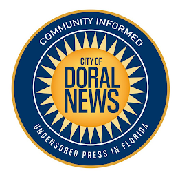 COMMUNITY INFORMED CITY OF DORAL NEWS UNCENSORED PRESS IN FLORIDA logo