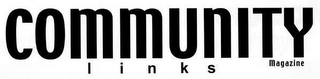 COMMUNITY LINKS MAGAZINE logo