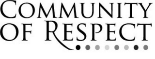 COMMUNITY OF RESPECT logo