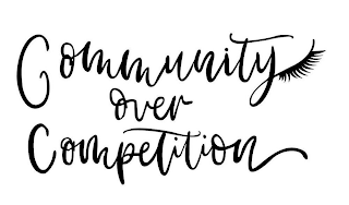 COMMUNITY OVER COMPETITION logo