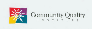 COMMUNITY QUALITY INSTITUTE logo