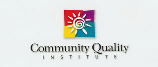 COMMUNITY QUALITY INSTITUTE logo