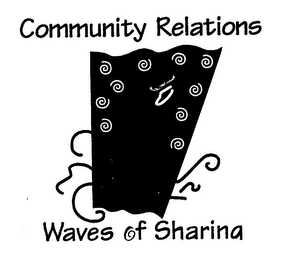 COMMUNITY RELATIONS WAVES OF SHARING logo