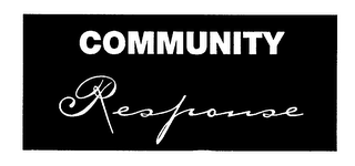 COMMUNITY RESPONSE logo