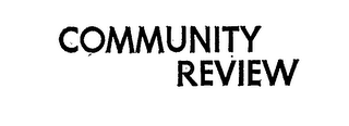 COMMUNITY REVIEW logo
