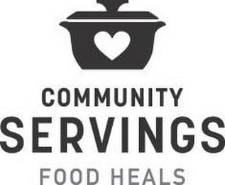 COMMUNITY SERVINGS FOOD HEALS logo