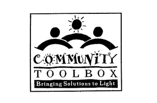 COMMUNITY TOOLBOX BRINGING SOLUTIONS TO LIGHT logo