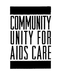 COMMUNITY UNITY FOR AIDS CARE logo