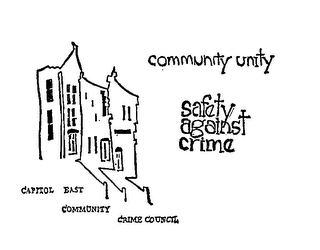 COMMUNITY UNITY SAFETY AGAINST CRIME CAPITOL EAST COMMUNITY CRIME COUNCIL logo