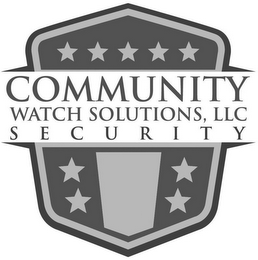 COMMUNITY WATCH SOLUTIONS, LLC SECURITY logo