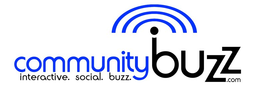 COMMUNITYBUZZ.COM INTERACTIVE. SOCIAL. BUZZ. logo