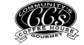 COMMUNITY'S CC'S COFFEE HOUSE GOURMET logo