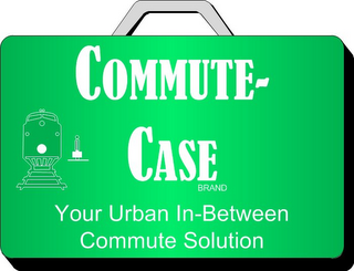 COMMUTE-CASE BRAND YOUR URBAN IN-BETWEEN COMMUTE SOLUTION logo