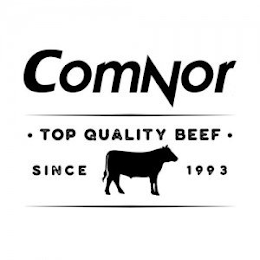 COMNOR TOP QUALITY BEEF SINCE 1993 logo