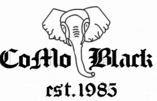 COMO BLACK EST.1985 logo