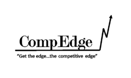 COMP EDGE "GET THE EDGE...THE COMPETITIVE EDGE" logo