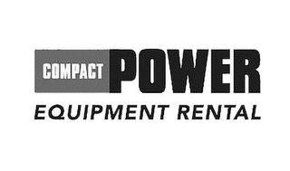COMPACT POWER EQUIPMENT RENTAL logo