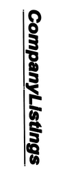 COMPANY LISTINGS logo