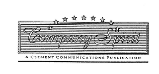 COMPANY SPIRIT A CLEMENT COMMUNICATIONS PUBLICATION logo