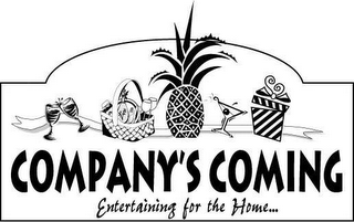 COMPANY'S COMING ENTERTAINING FOR THE HOME... logo