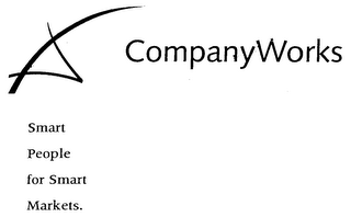 COMPANYWORKS SMART PEOPLE FOR SMART MARKETS. logo