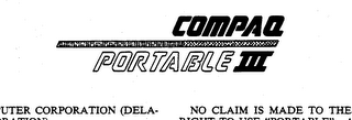 COMPAQ PORTABLE III logo
