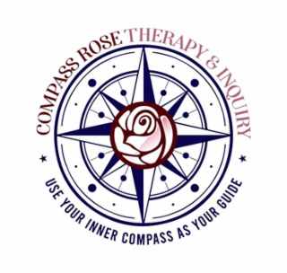 COMPASS ROSE THERAPY & INQUIRY USE YOUR INNER COMPASS AS YOUR GUIDE logo