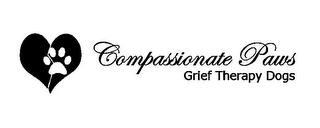 COMPASSIONATE PAWS GRIEF THERAPY DOGS logo