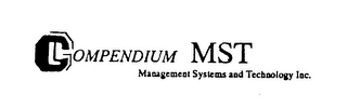 COMPENDIUM MST MANAGEMENT SYSTEMS AND TECHNOLOGY INC. logo