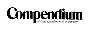 COMPENDIUM OF CONTINUING EDUCATION IN DENTISTRY logo