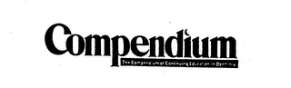 COMPENDIUM THE COMPENDIUM OF CONTINUING EDUCATION IN DENTISTRY logo