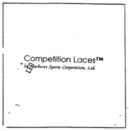 COMPETITION LACES BY STARBURST SPORTS CORPORATION, LTD. logo