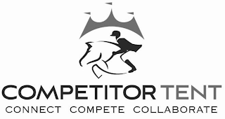 COMPETITOR TENT CONNECT COMPETE COLLABORATE logo