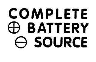 COMPLETE BATTERY SOURCE logo