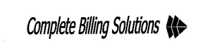 COMPLETE BILLING SOLUTIONS logo