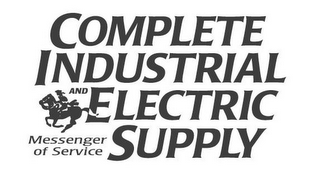 COMPLETE INDUSTRIAL AND ELECTRIC SUPPLYMESSENGER OF SERVICE logo