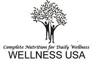 COMPLETE NUTRITION FOR DAILY WELLNESS WELLNESS USA logo