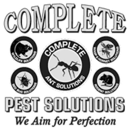 COMPLETE PEST SOLUTIONS WE AIM FOR PERFECTION COMPLETE ANT SOLUTIONS WILDLIFE SOLUTIONS BED BUG SOLUTIONS WASP & HORNET SOLUTIONS RODENT SOLUTIONS logo