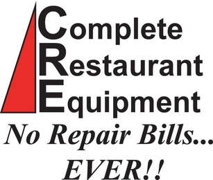 COMPLETE RESTAURANT EQUIPMENT NO REPAIR BILLS...EVER!! logo