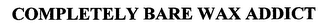 COMPLETELY BARE WAX ADDICT logo