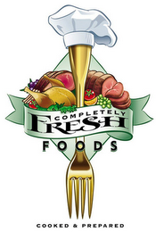 COMPLETELY FRESH FOODS COOKED & PREPARED logo