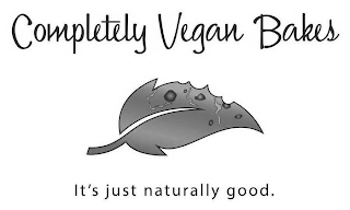 COMPLETELY VEGAN BAKES IT'S JUST NATURALLY GOOD. logo