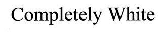 COMPLETELY WHITE logo