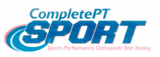 COMPLETEPT SPORT SPORTS PERFORMANCE ORTHOPEDIC RISK TESTING logo
