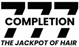 COMPLETION 777 THE JACKPOT OF HAIR logo