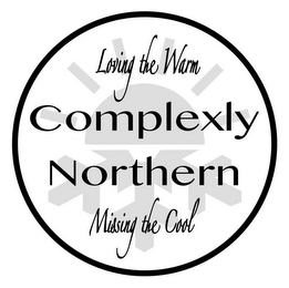 COMPLEXLY NORTHERN LOVING THE WARM MISSING THE COOL logo