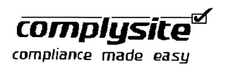 COMPLYSITE COMPLIANCE MADE EASY logo