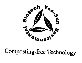 COMPOSTING-FREE TECHNOLOGY YES-SUN ENVIRONMENTAL BIOTECH logo